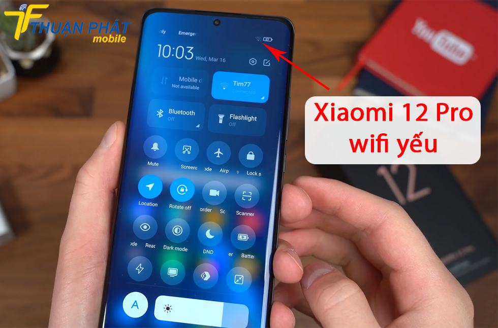 Xiaomi 12 Pro wifi yếu