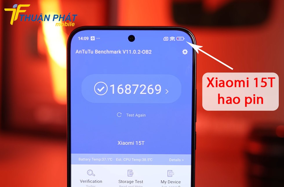 Xiaomi 15T hao pin
