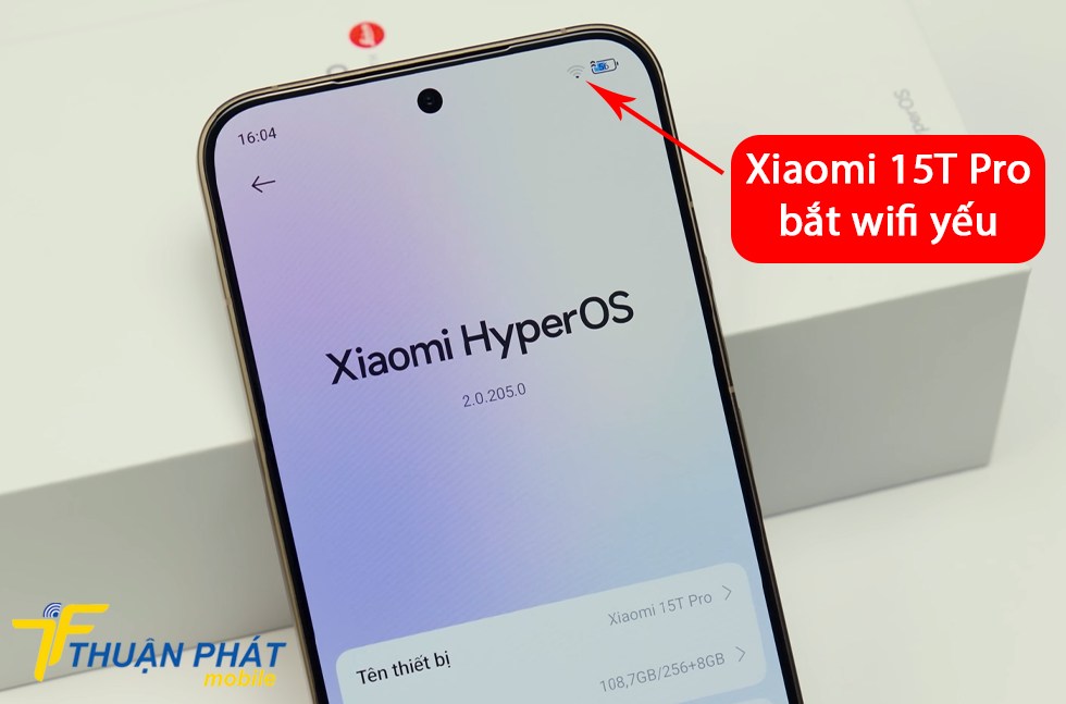 Xiaomi 15T Pro bắt wifi yếu