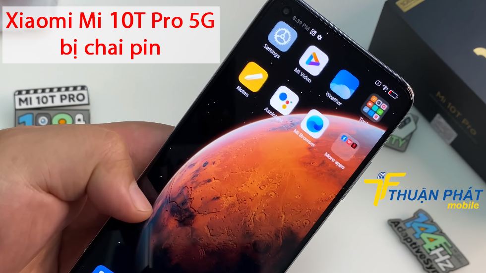 Xiaomi Mi 10T Pro 5G bị chai pin