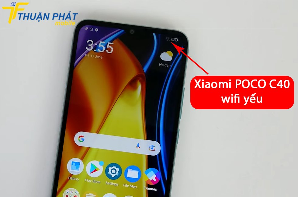 Xiaomi POCO C40 wifi yếu