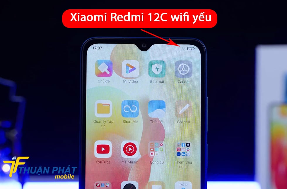 Xiaomi Redmi 12C wifi yếu