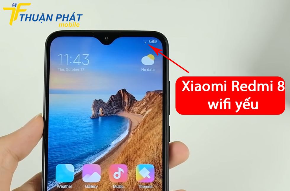 Xiaomi Redmi 8 wifi yếu